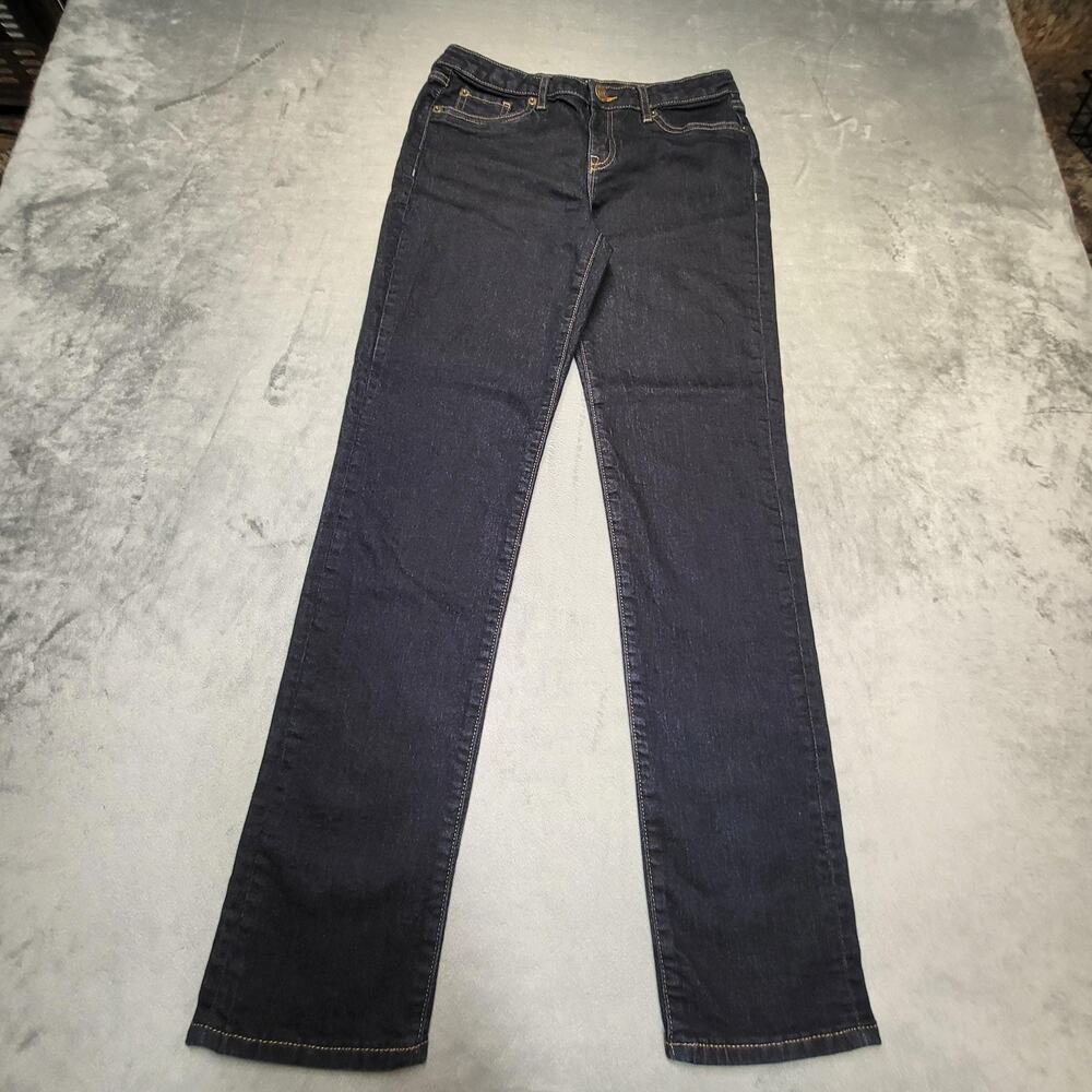 Gap Jeans Girls 18 Blue Dark Wash Skinny Extra-Slim Stretch Adjustable Waist